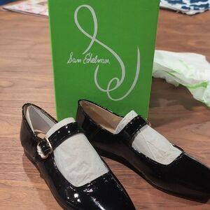 Sam Edelman Black Patent Mary Jane Shoes